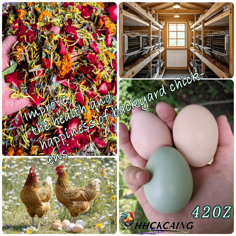HHCkcaing in a backyard coop scene illustrating calmer hens and tidier nesting area