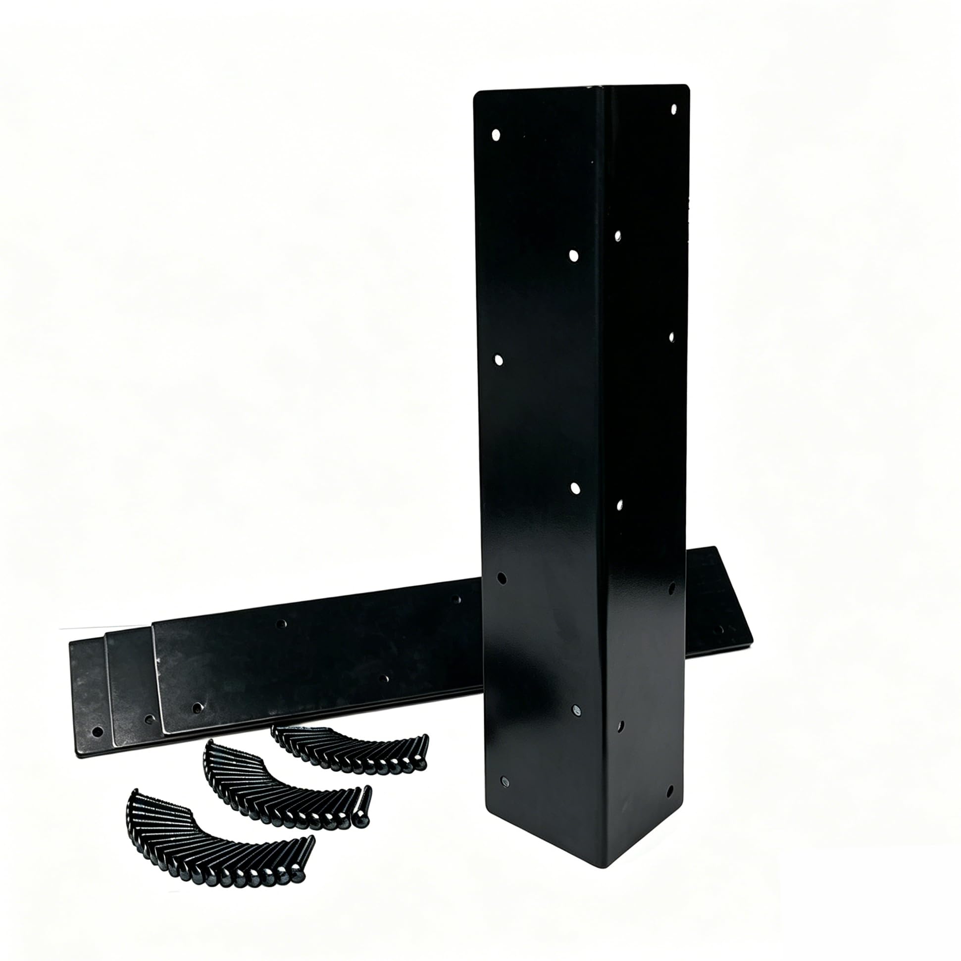 Hi Flame bracket beside ruler showing 17-inch height for proper soil depth