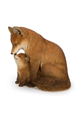 HI-LINE hand-painted fox face showing expression and handcrafted finish benefit