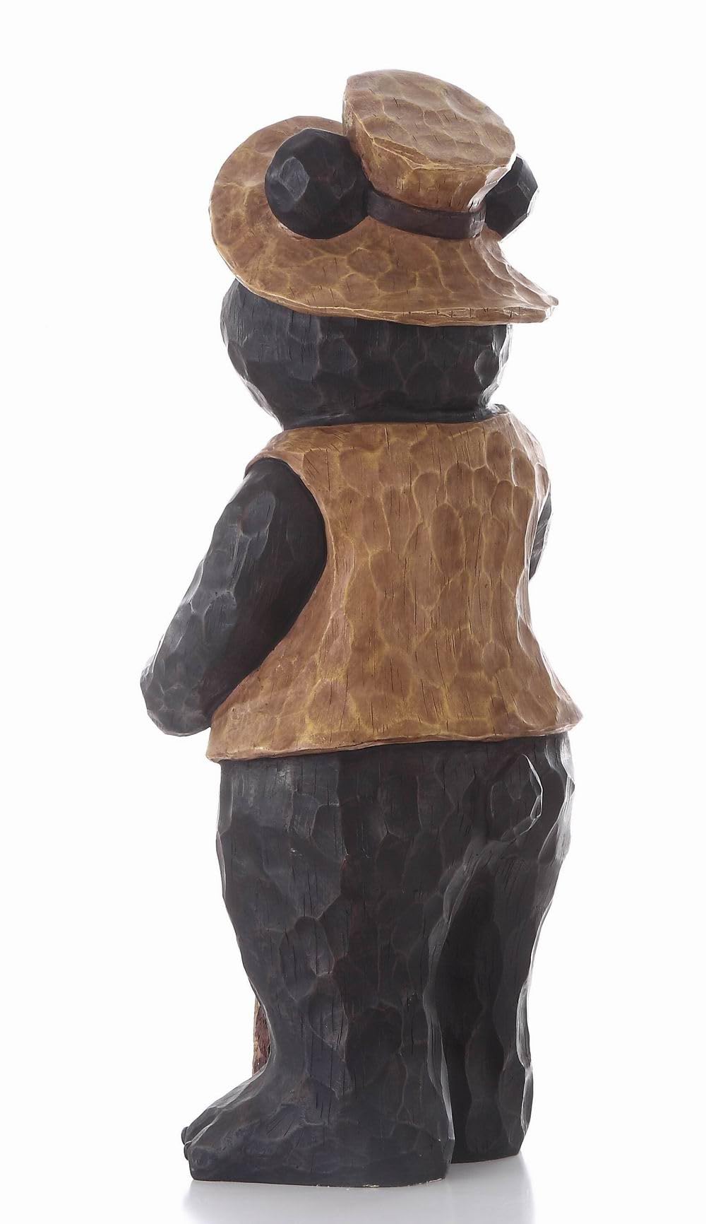HI-LINE bear on a porch setting adding welcoming ambiance