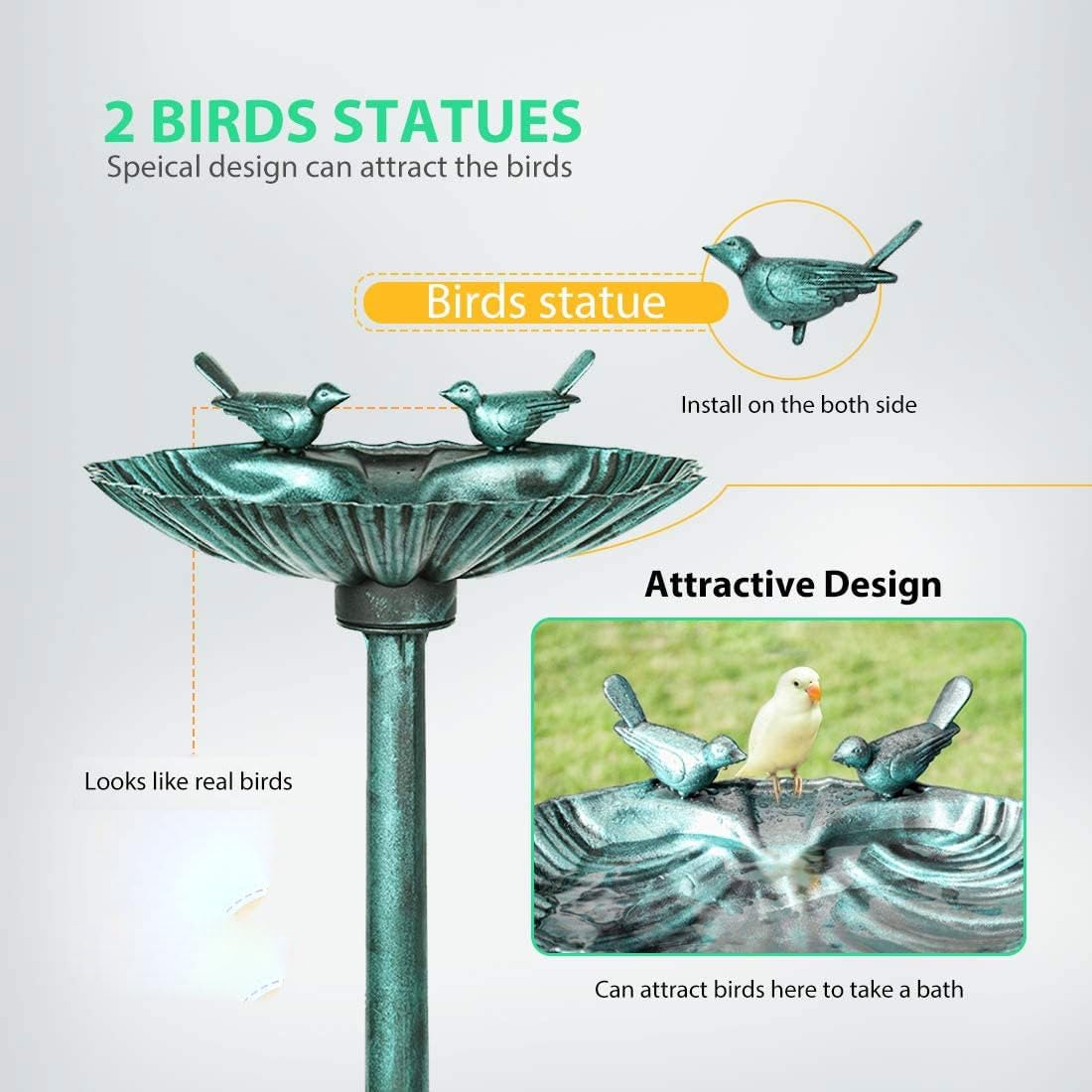HI SUYI base scrollwork close-up showing decorative support and durability