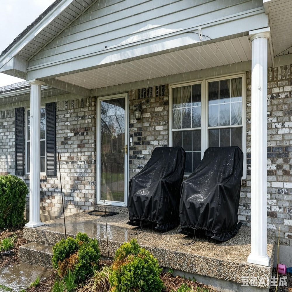 HI···YOUR COVER folded covers stored compactly ready for off-season storage