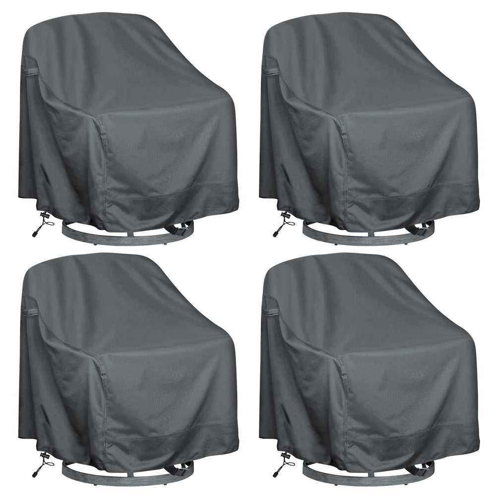 HI···YOUR COVER front packaging showing four waterproof swivel chair covers and brand