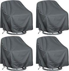 HI···YOUR COVER front view of four chair covers showing full set protection