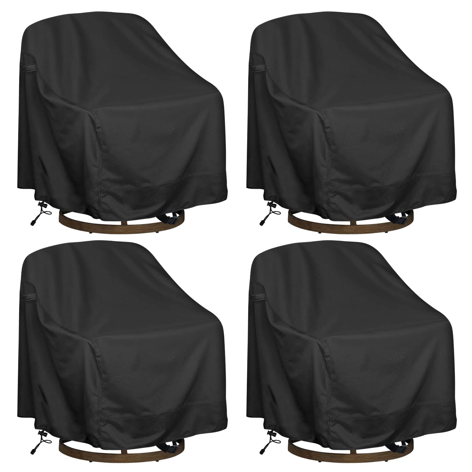 HI···YOUR COVER front view showing full chair coverage and weather protection