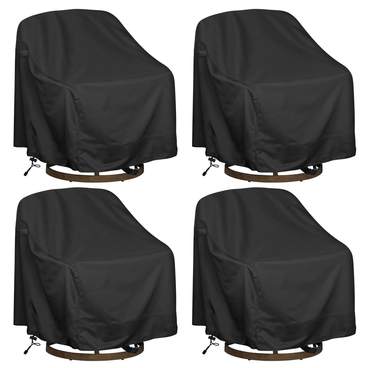HI···YOUR COVER front view showing full chair coverage and weather protection