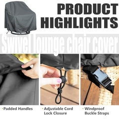 HI···YOUR COVER reinforced handle detail for fast installation and removal