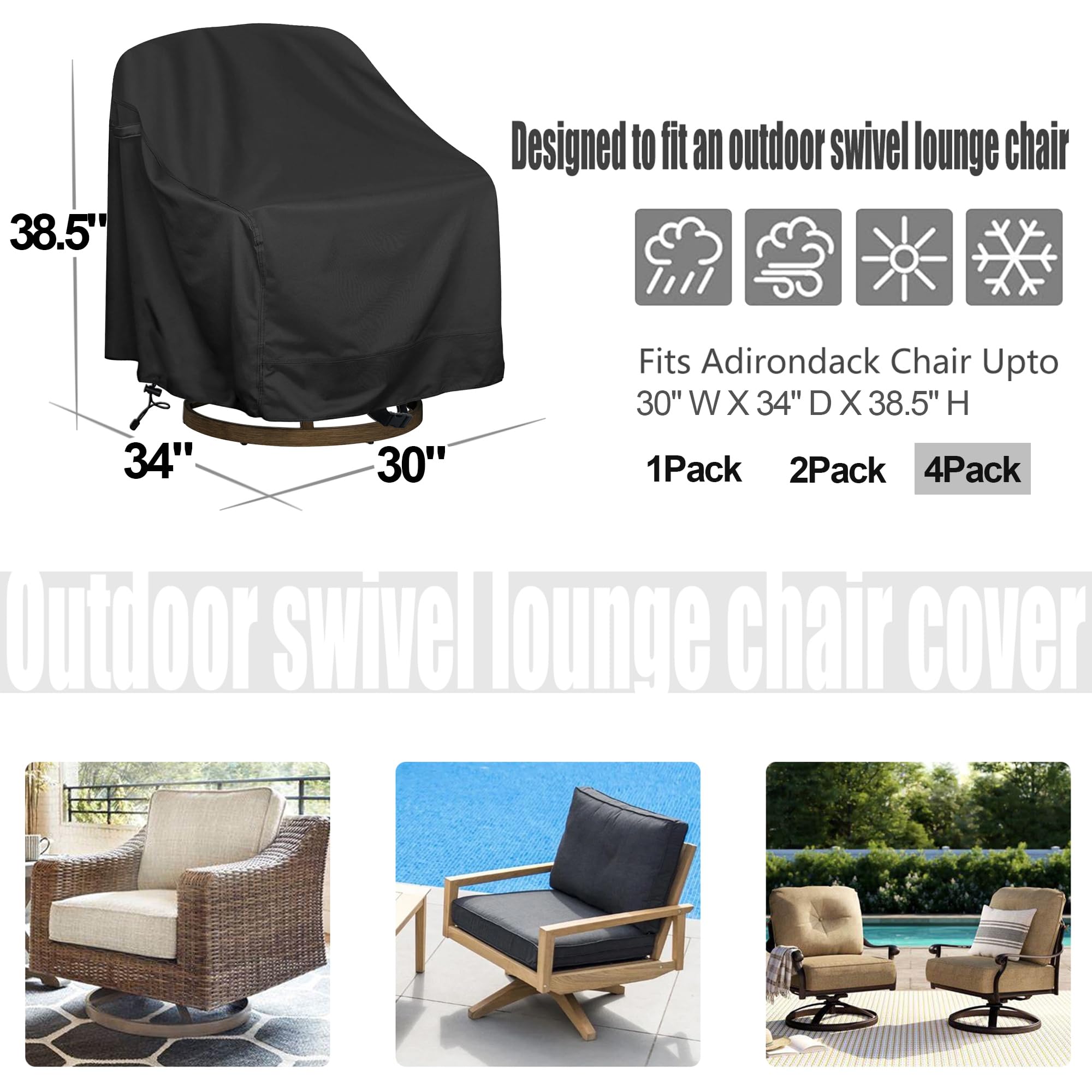 HI···YOUR COVER side handle detail for easy installation and quick removal