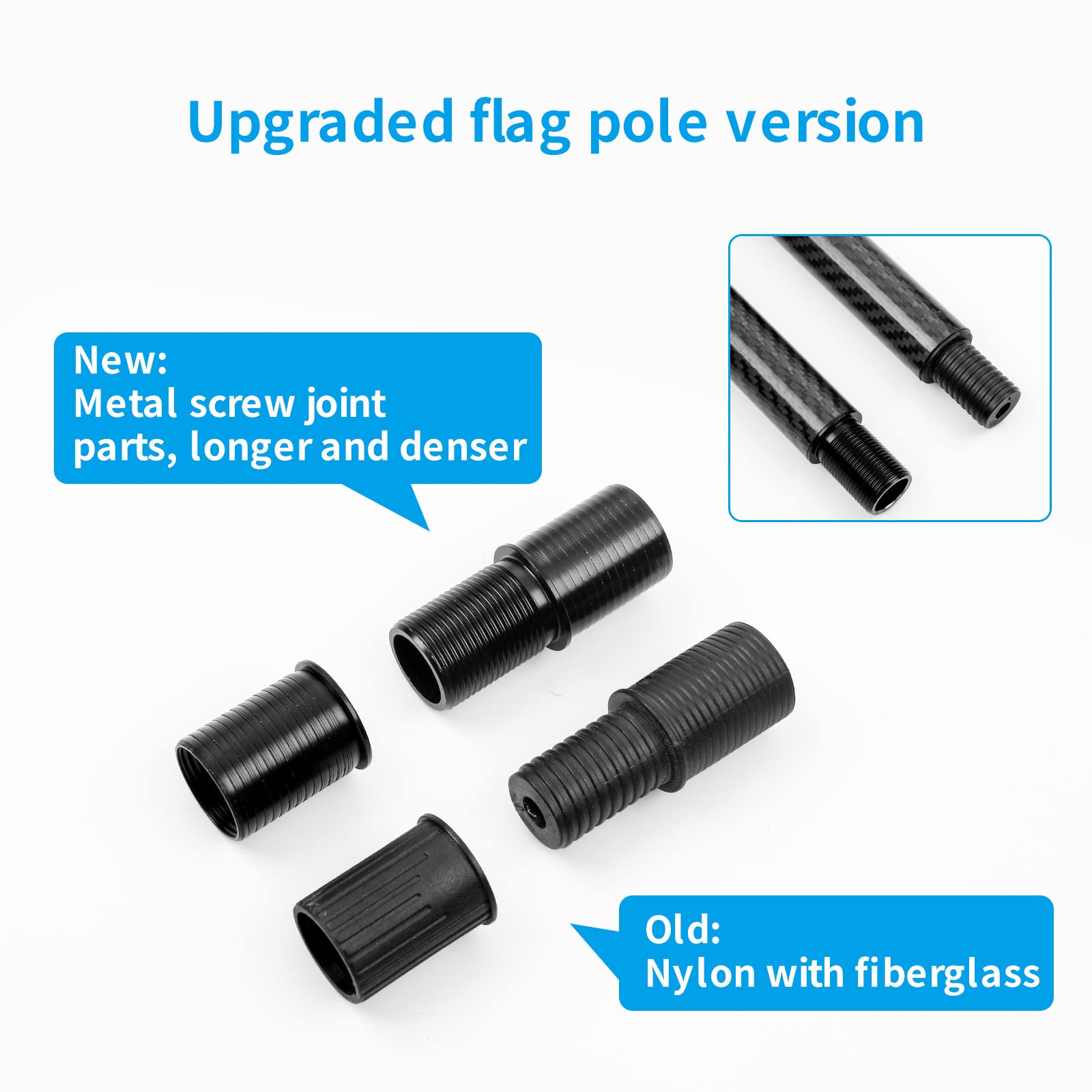 HIBLE collapsed pole compact transport demonstrating portability and easy storage