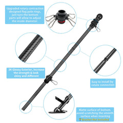 HIBLE flag pole close joint detail highlighting metal screw strength and durability