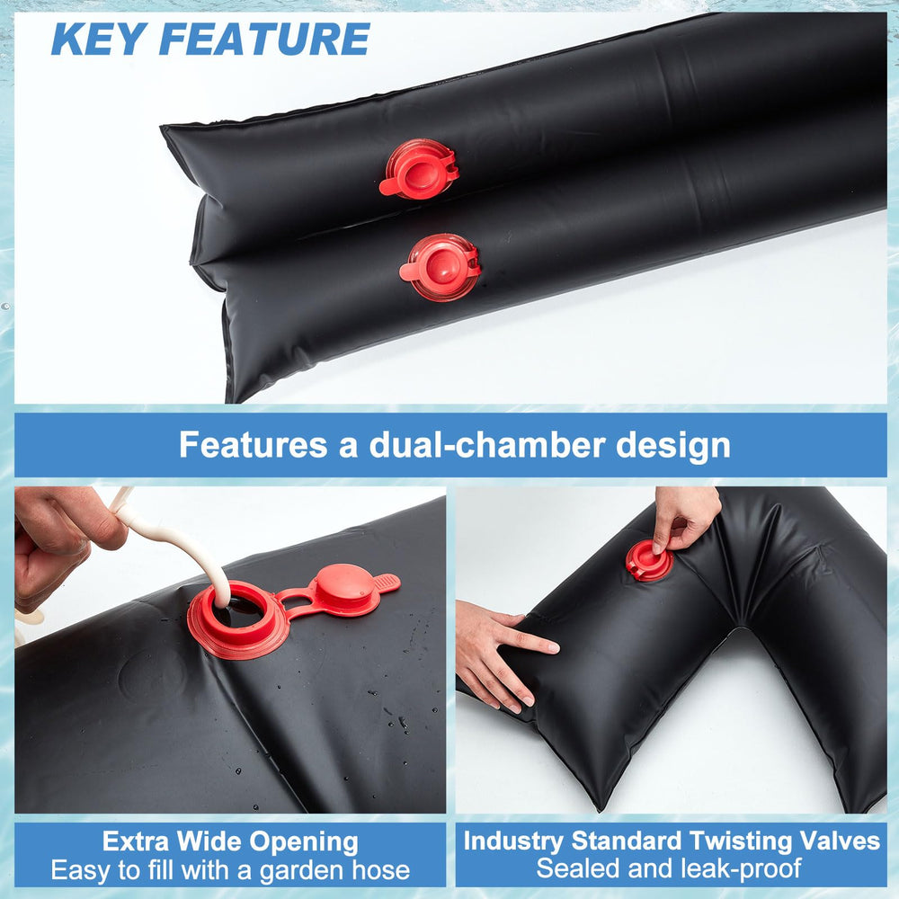 Hiboom cap and thread closeup showing screw-cap seal for leak prevention and easy hose filling