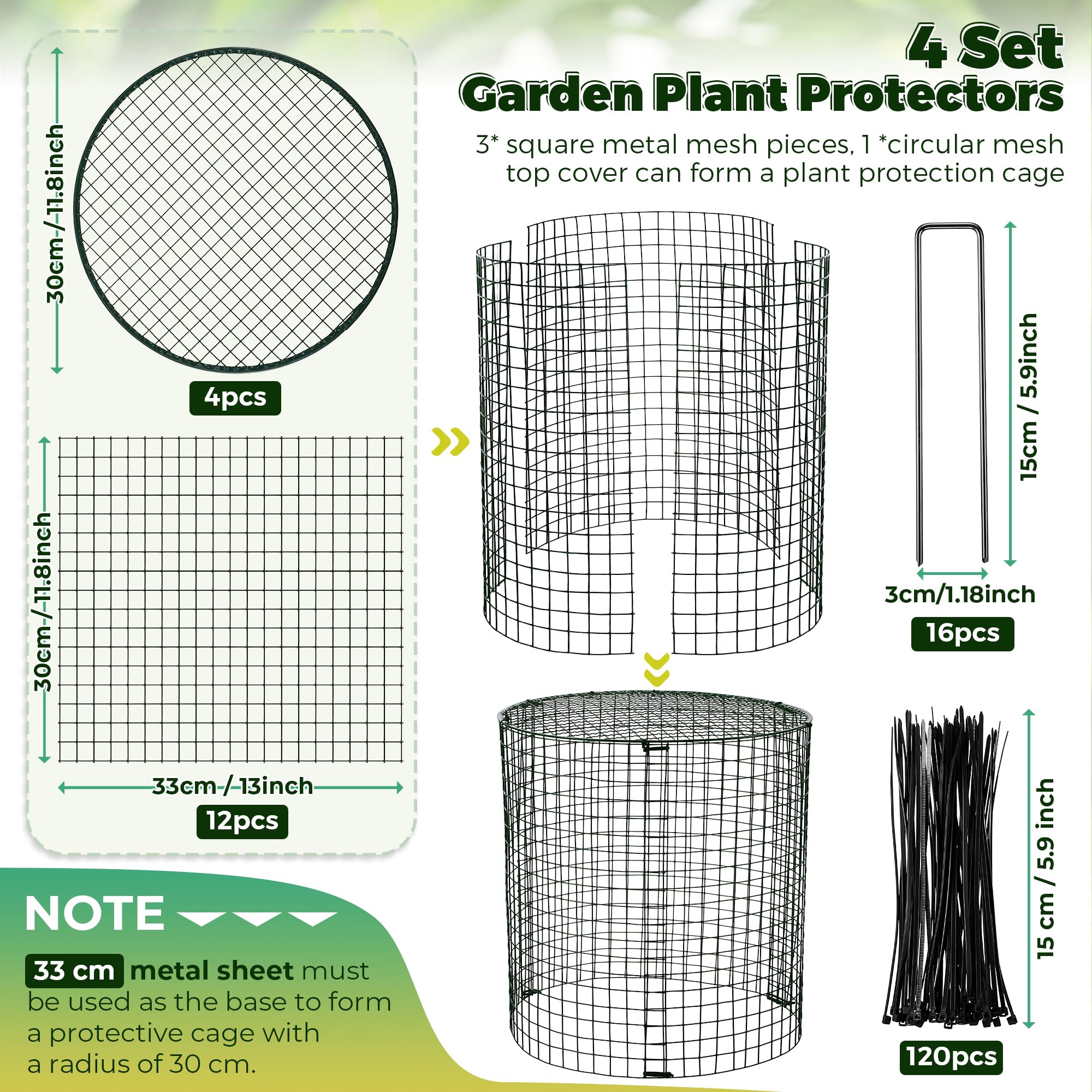 Hiboom detachable round top cover attached to cage for extra animal protection