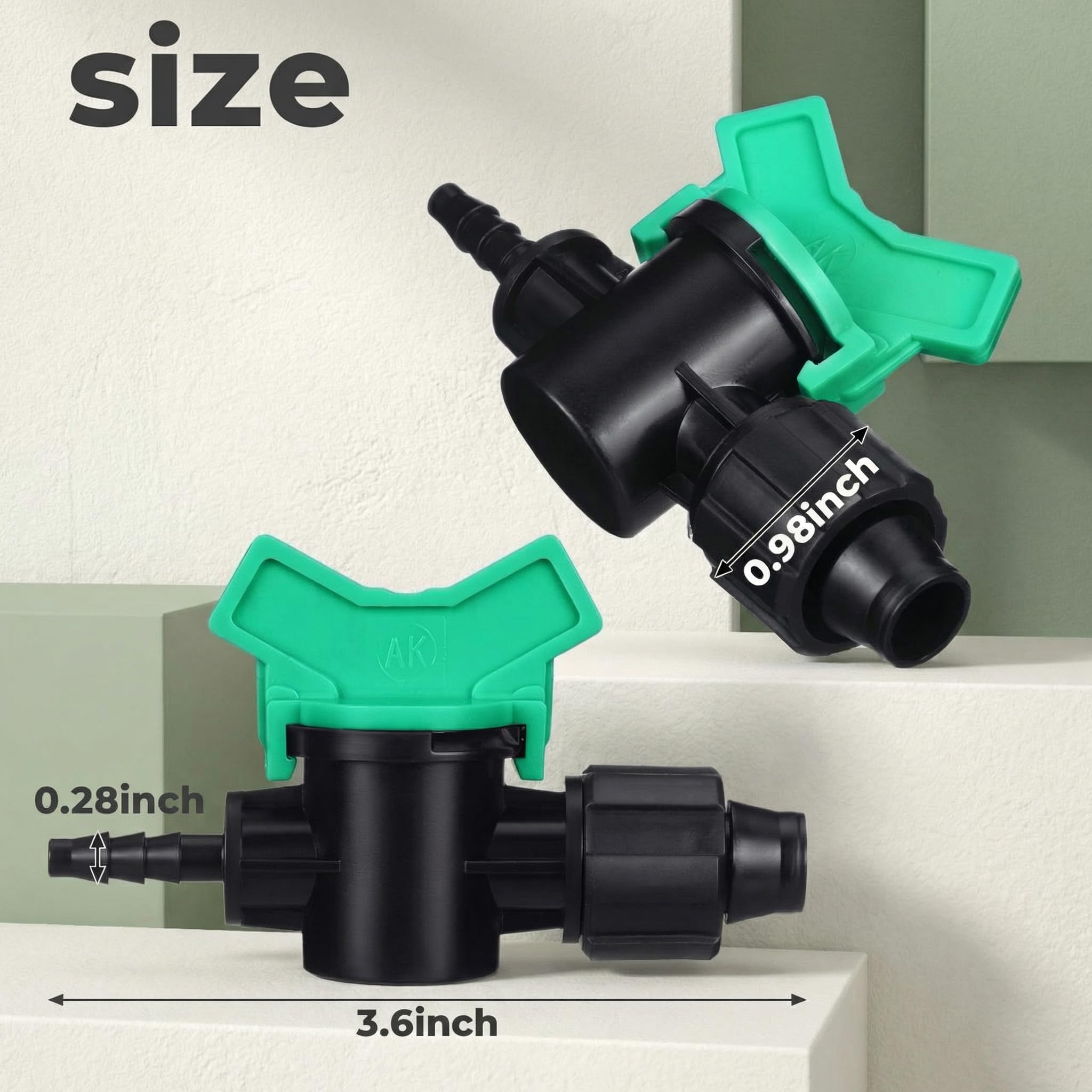 Hiboom extended barb close-up highlighting secure, leak-reducing connection