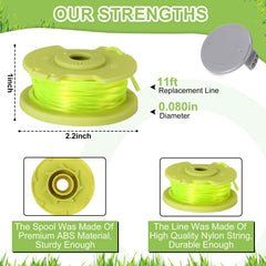 Hiboom twisted nylon line close-up showing textured strength and durability benefit