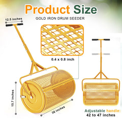 Hiboom mesh basket close-up showing holes that break clumps for even spread