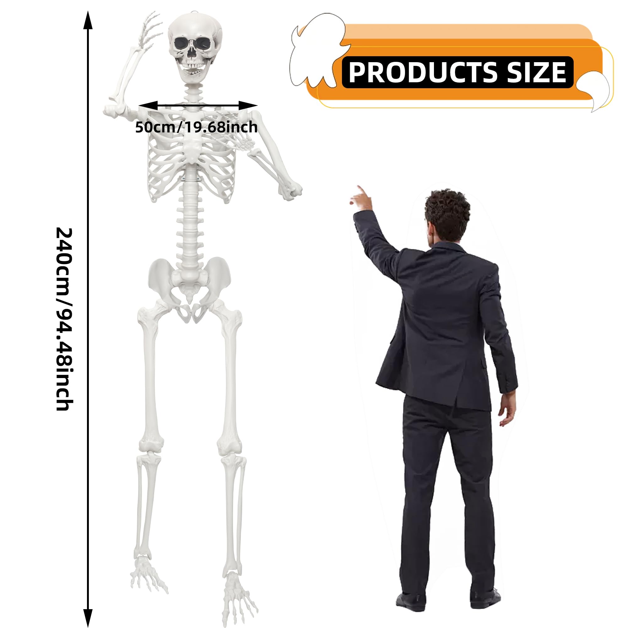 Hibsotco adjustable joint detail enabling custom spooky poses