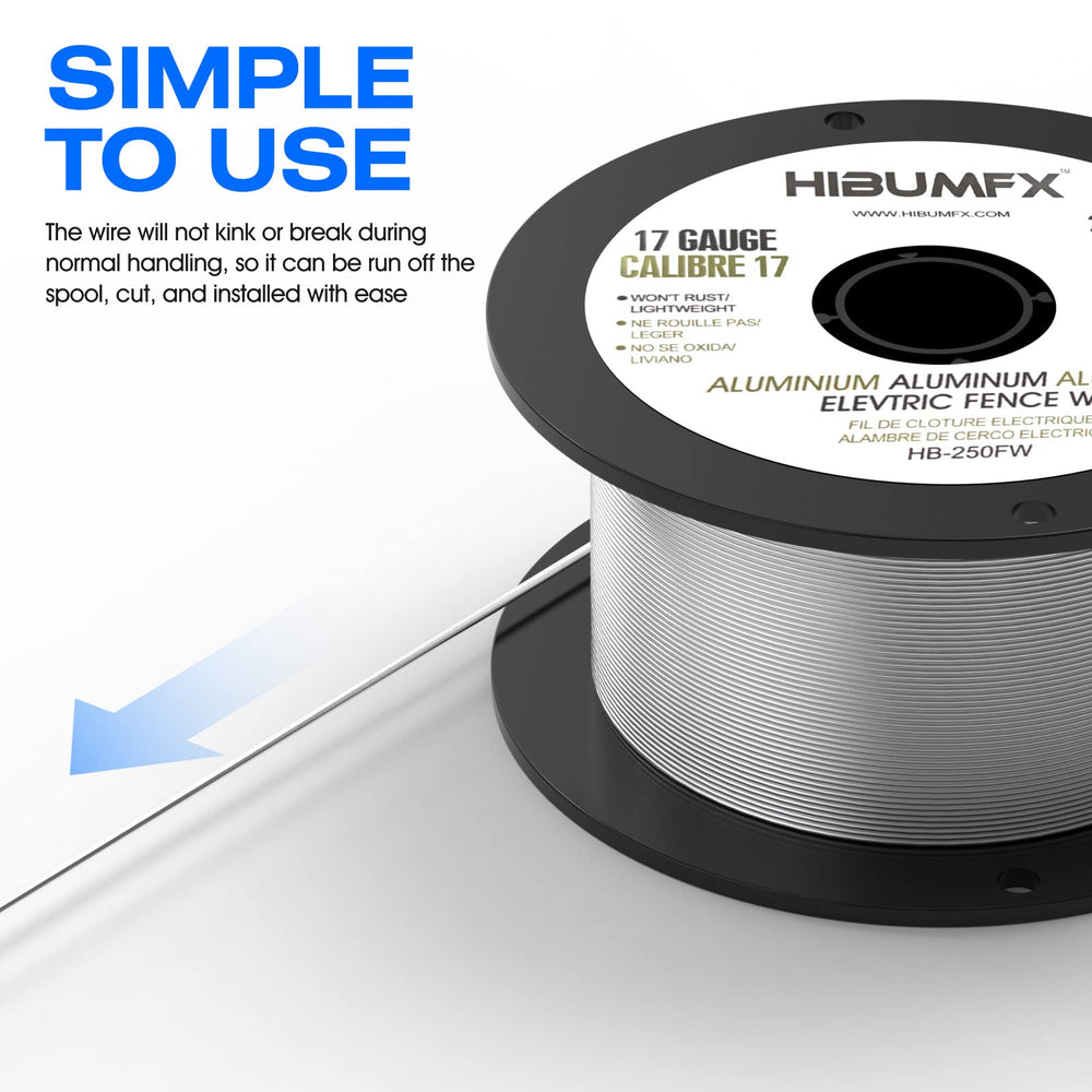 HIBUMFX spool label and specs clearly visible for quick product verification