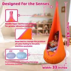 HiCamer interior cushion showing soft PVC base for stable comfort
