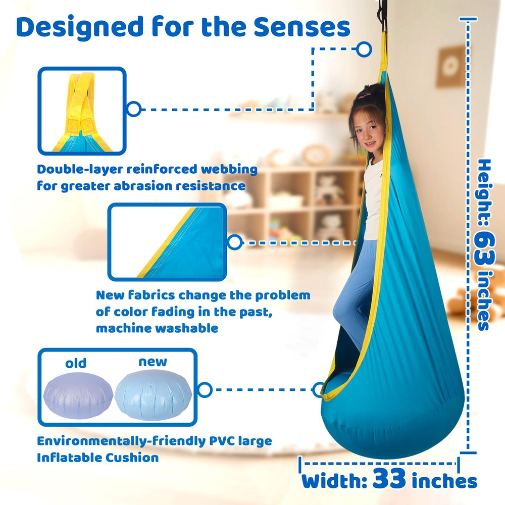 HiCamer soft PVC air cushion detail showing comfortable flexible support