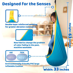 HiCamer soft PVC air cushion detail showing comfortable flexible support