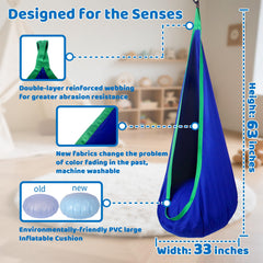 HiCamer PVC cushion detail highlighting soft air padding for added comfort and non-slip support