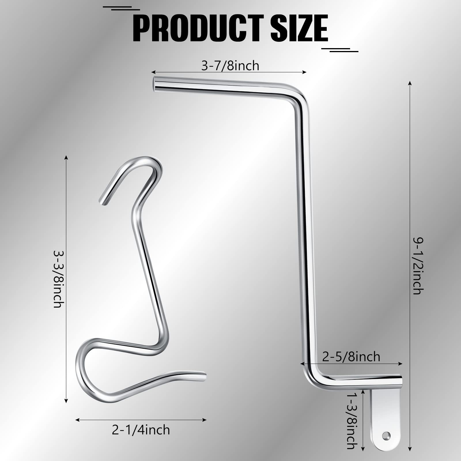 Hicarer close-up stainless steel clip detail demonstrating corrosion resistance