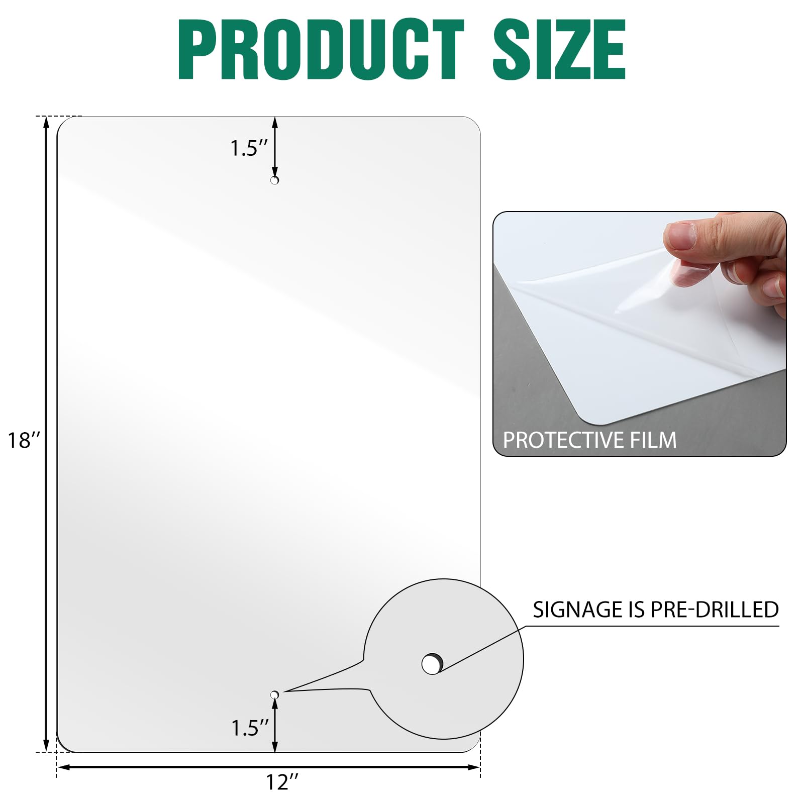 Hicarer close-up of smooth sign surface showing texture ideal for crisp sublimation transfers