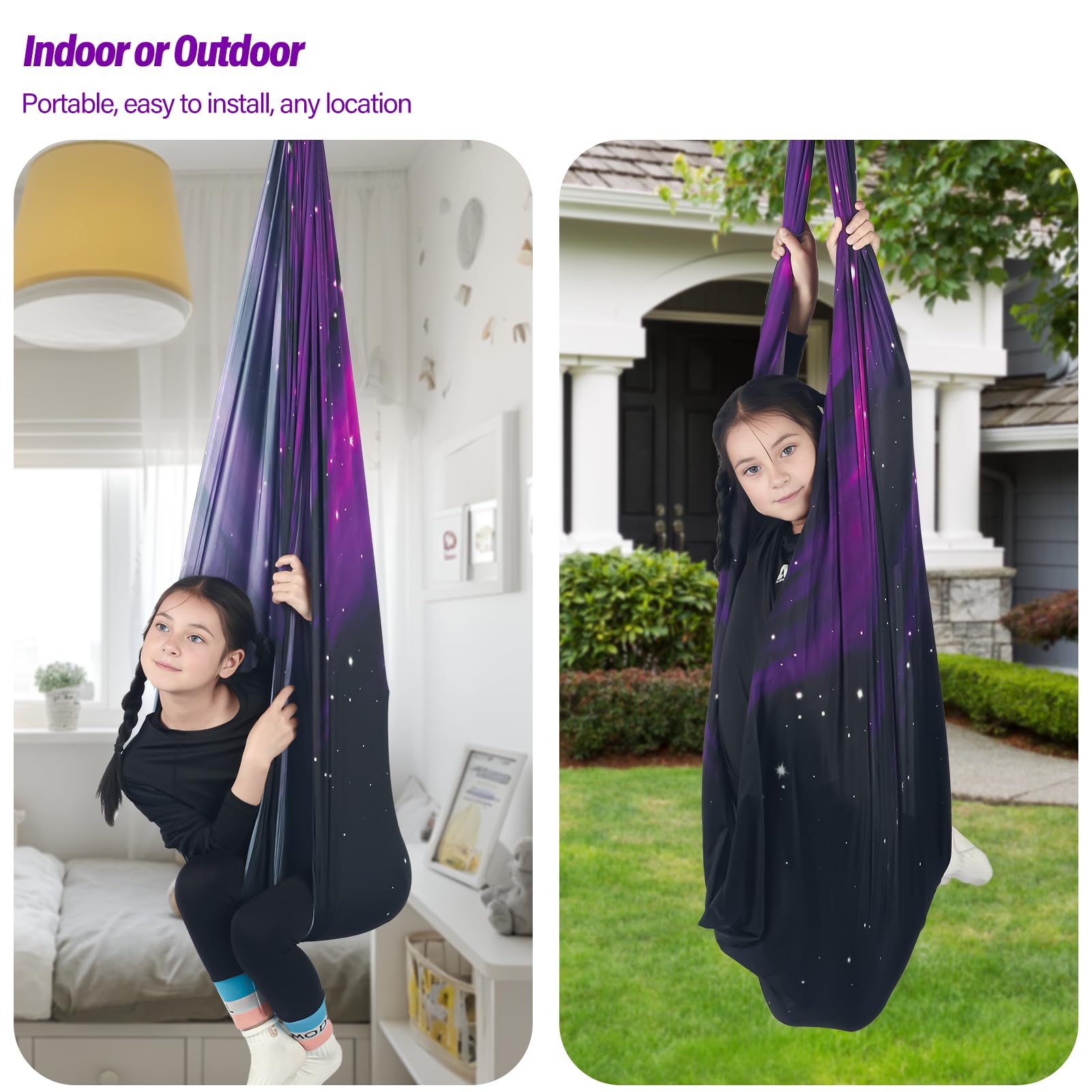 HiChrote outdoor backyard installation showing versatile indoor-outdoor use benefit