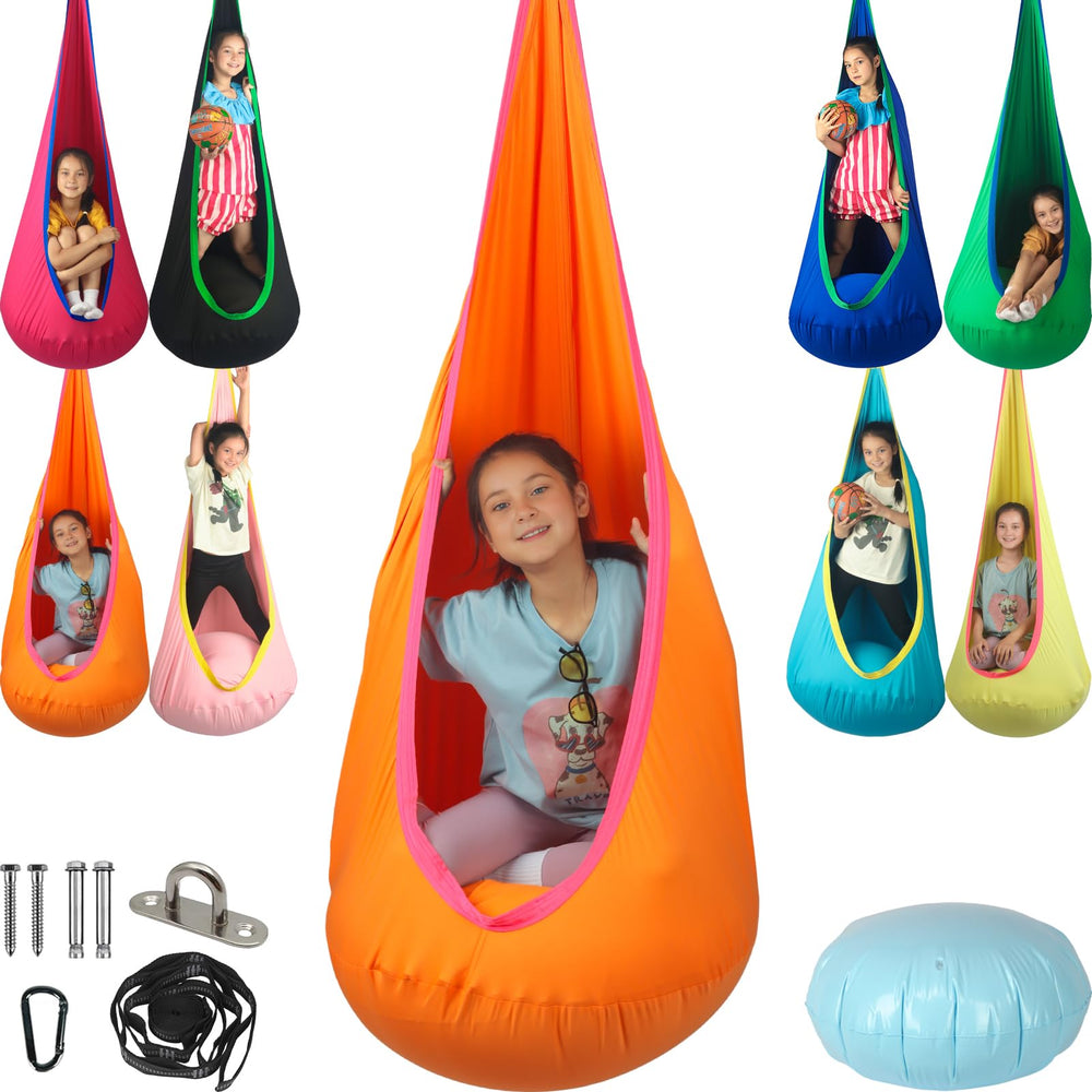 HiChrote pod front view showing roomy cocoon and comfy entry benefit