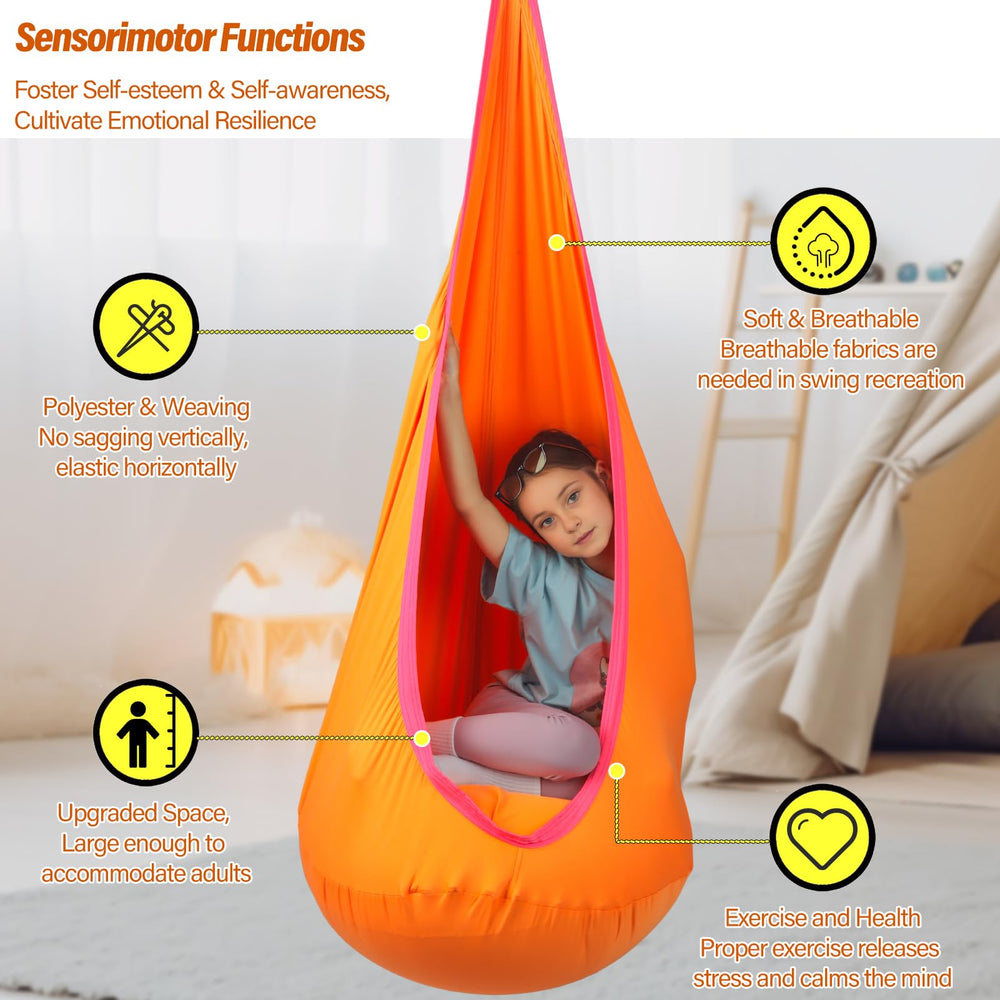HiChrote pod in use with child reading showing focus and comfort benefit