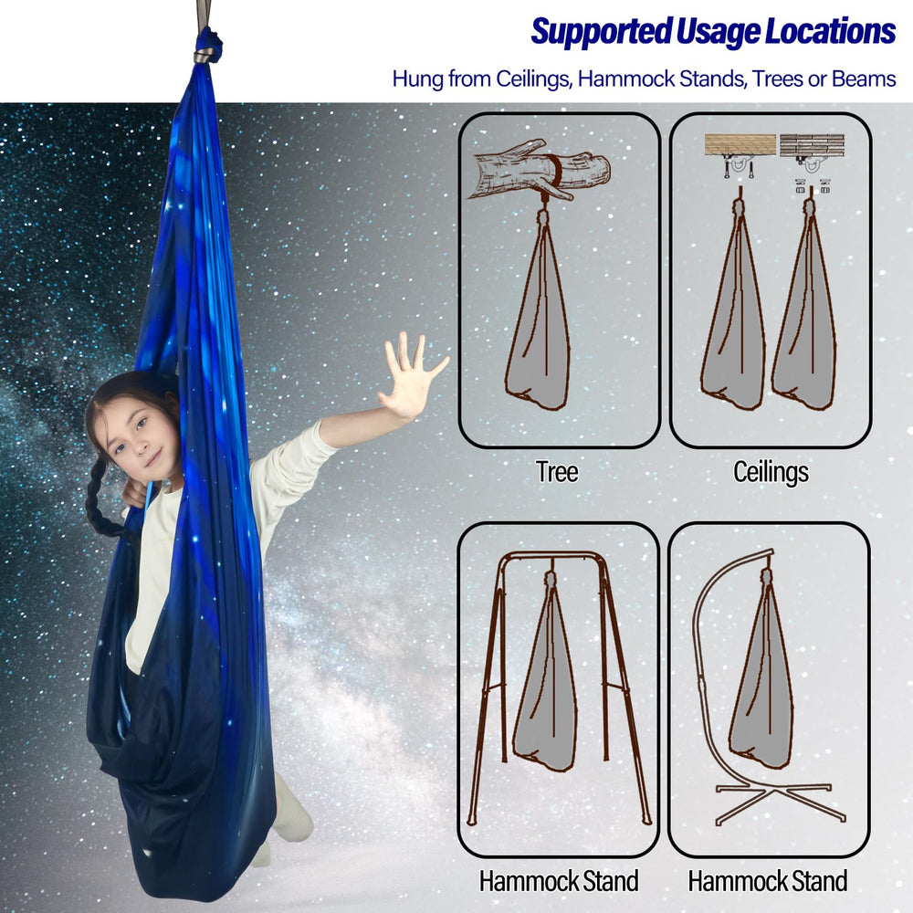 HiChrote swing scale comparison with adult demonstrating 300 lb capacity