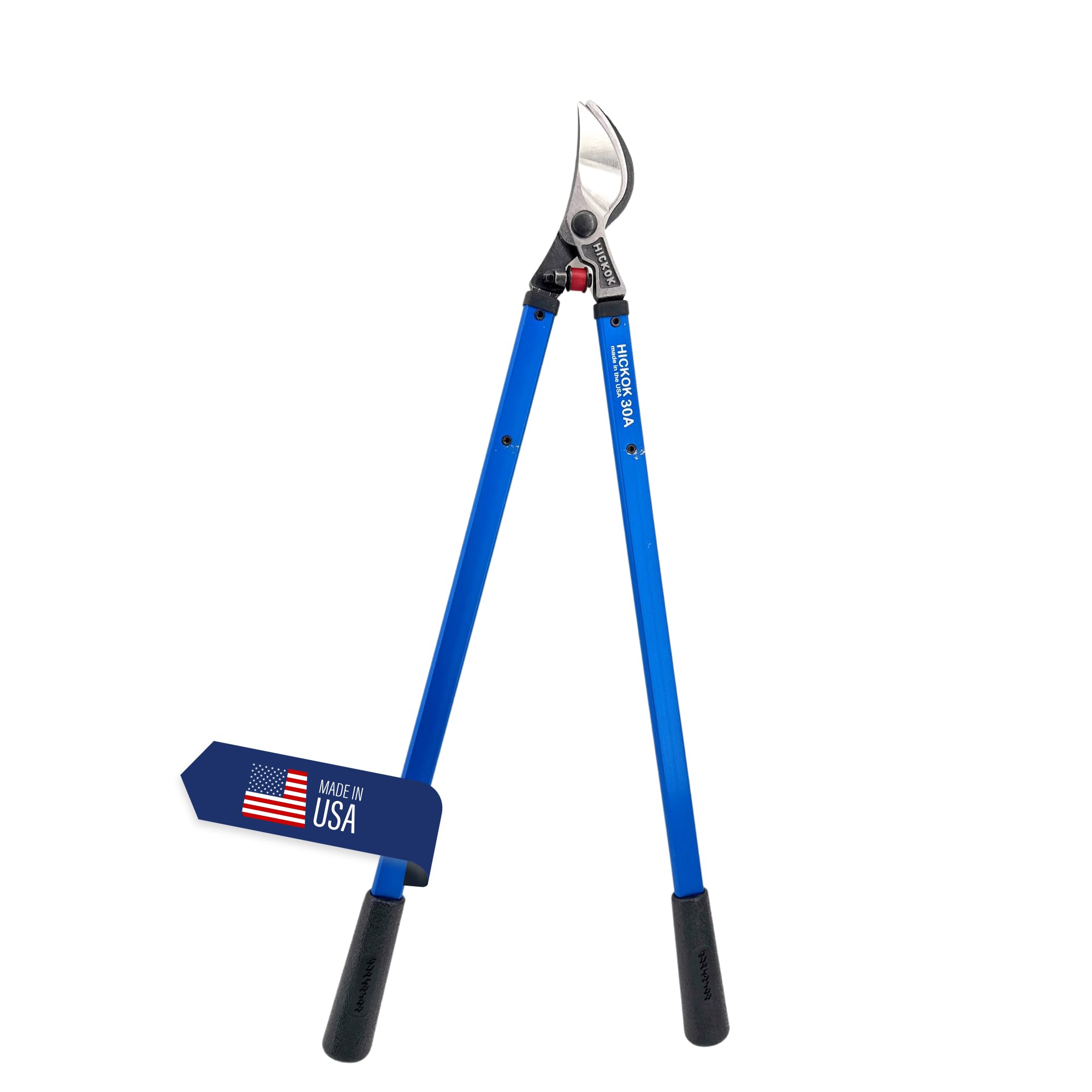 Hickok front view of 30" lopper showing full length and cutting head advantage