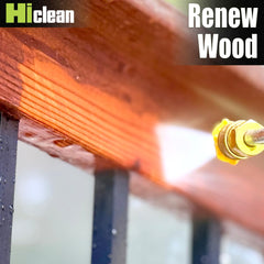 Hiclean detachable foam cannon detail applying soap for improved cleaning coverage