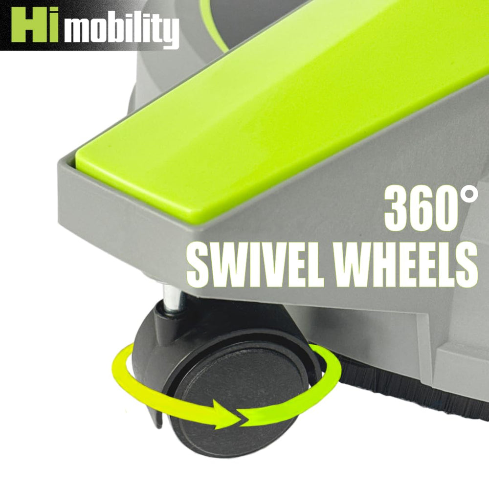 Hiclean next to a hand showing size and ease of handling