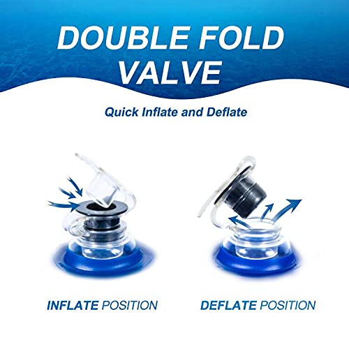 Hidbot deflated folded pillow compact for offseason storage and easy transport benefit