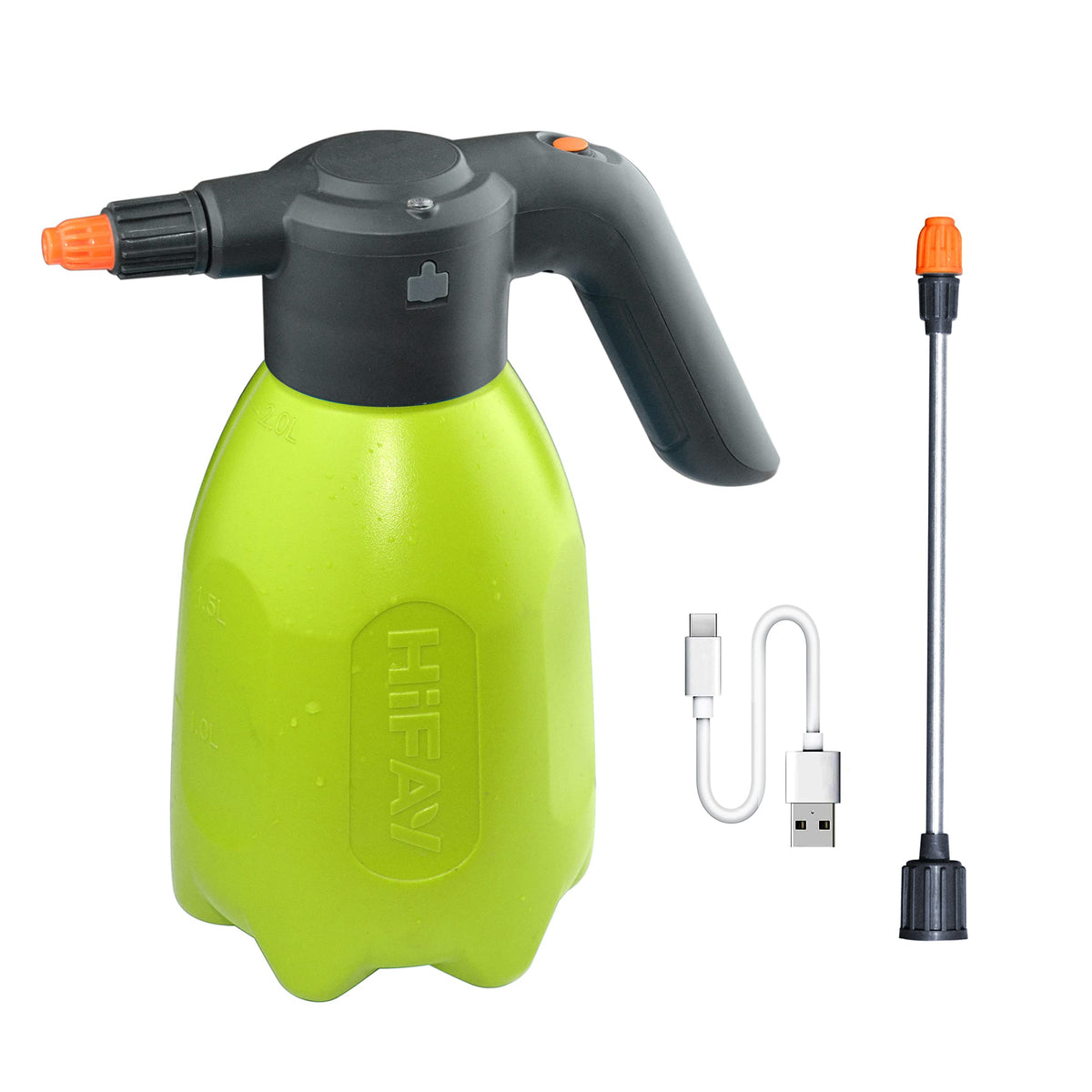 HIFAY ES2-PRO front view showing tank and handle, easy filling and control