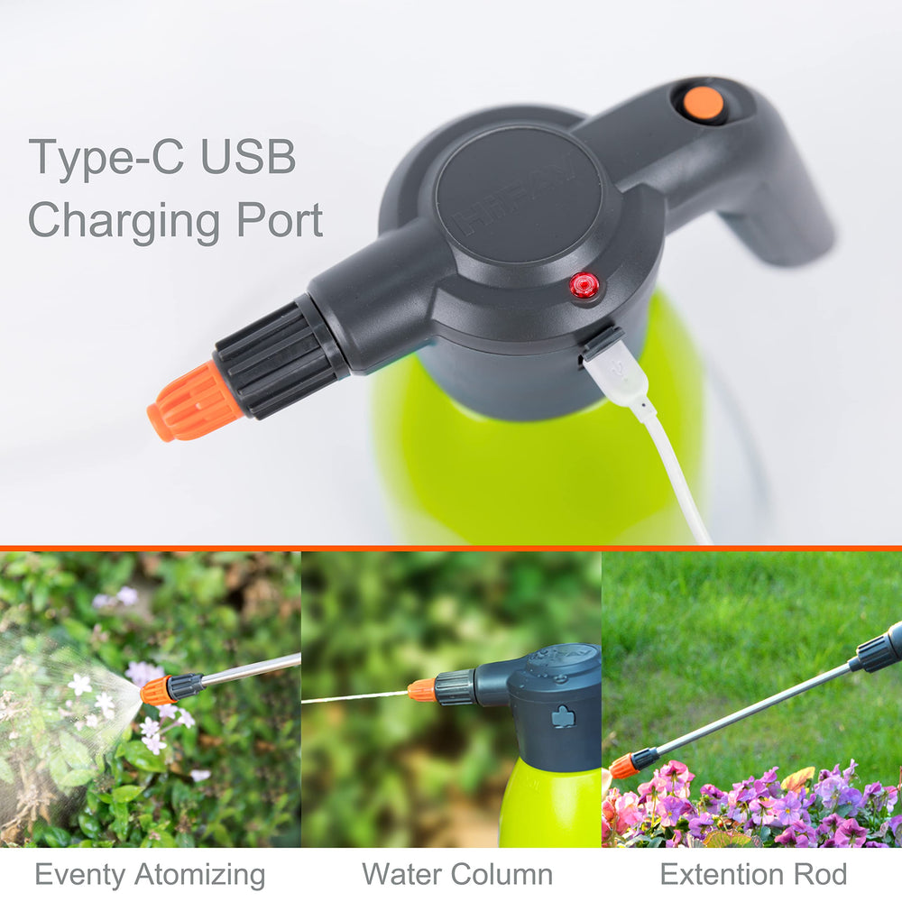 HIFAY ES2-PRO spraying indoor plants, cordless convenience and even coverage