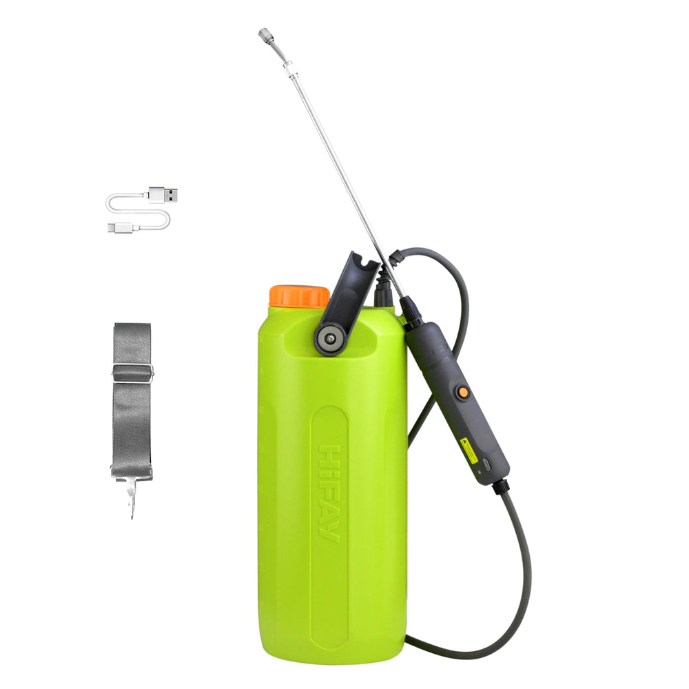 HIFAY ESX-8 front view showing tank and handle for easy carrying