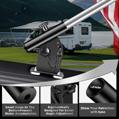 Hifor mounted on truck bumper scale reference for easy sizing