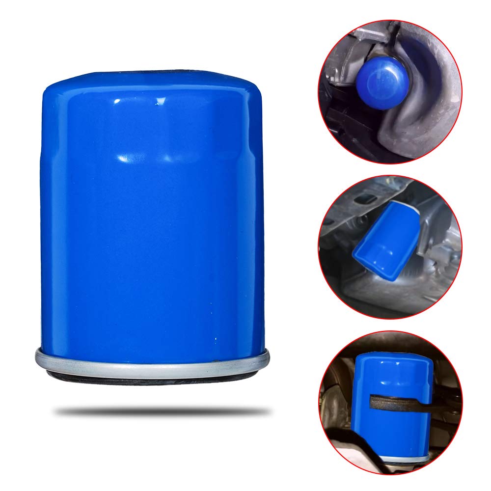 HIFROM size comparison with ruler showing oil filter dimensions to verify compatibility benefit
