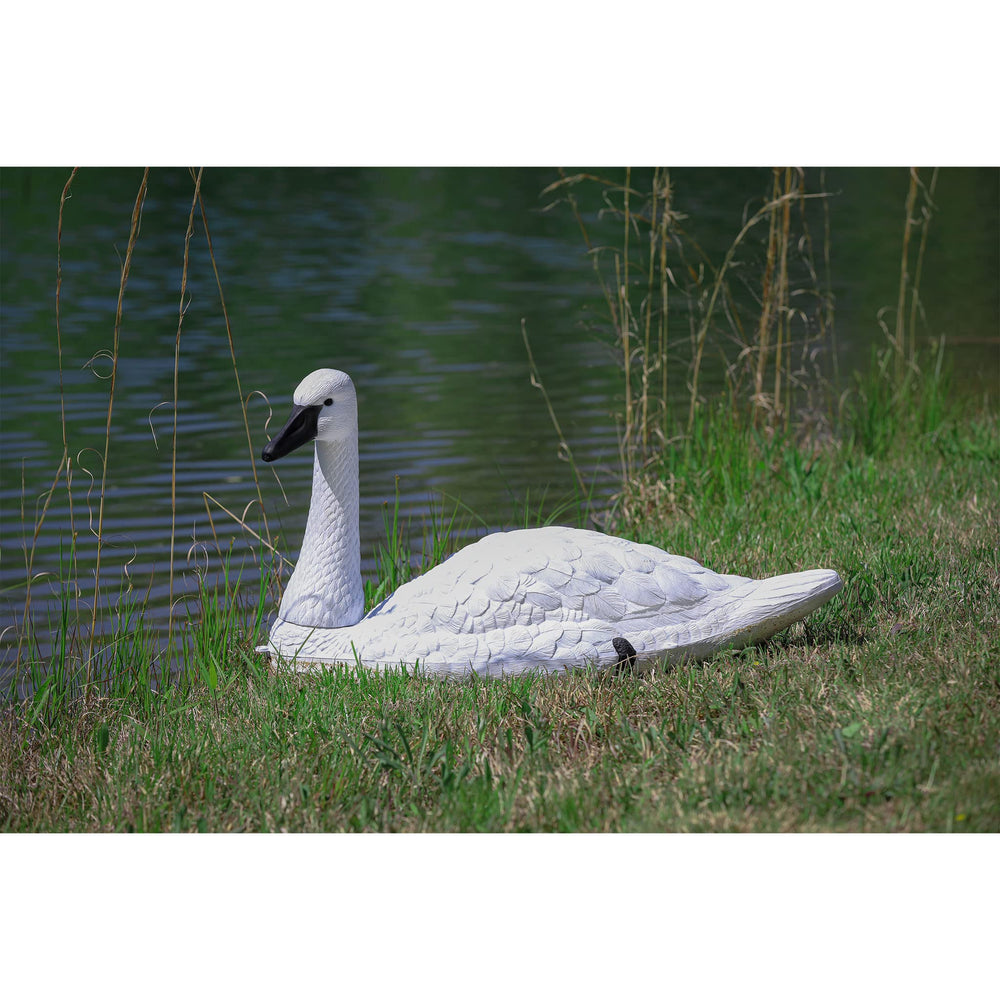 Higdon Outdoors removable head posed in feeding and alert positions showing natural motion