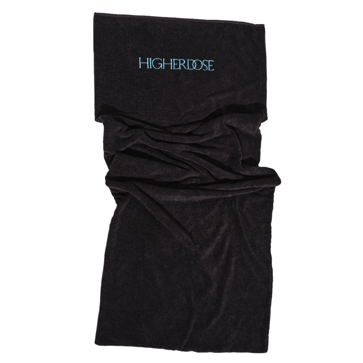 HigherDOSE front view of towel insert showing clean fit and protection