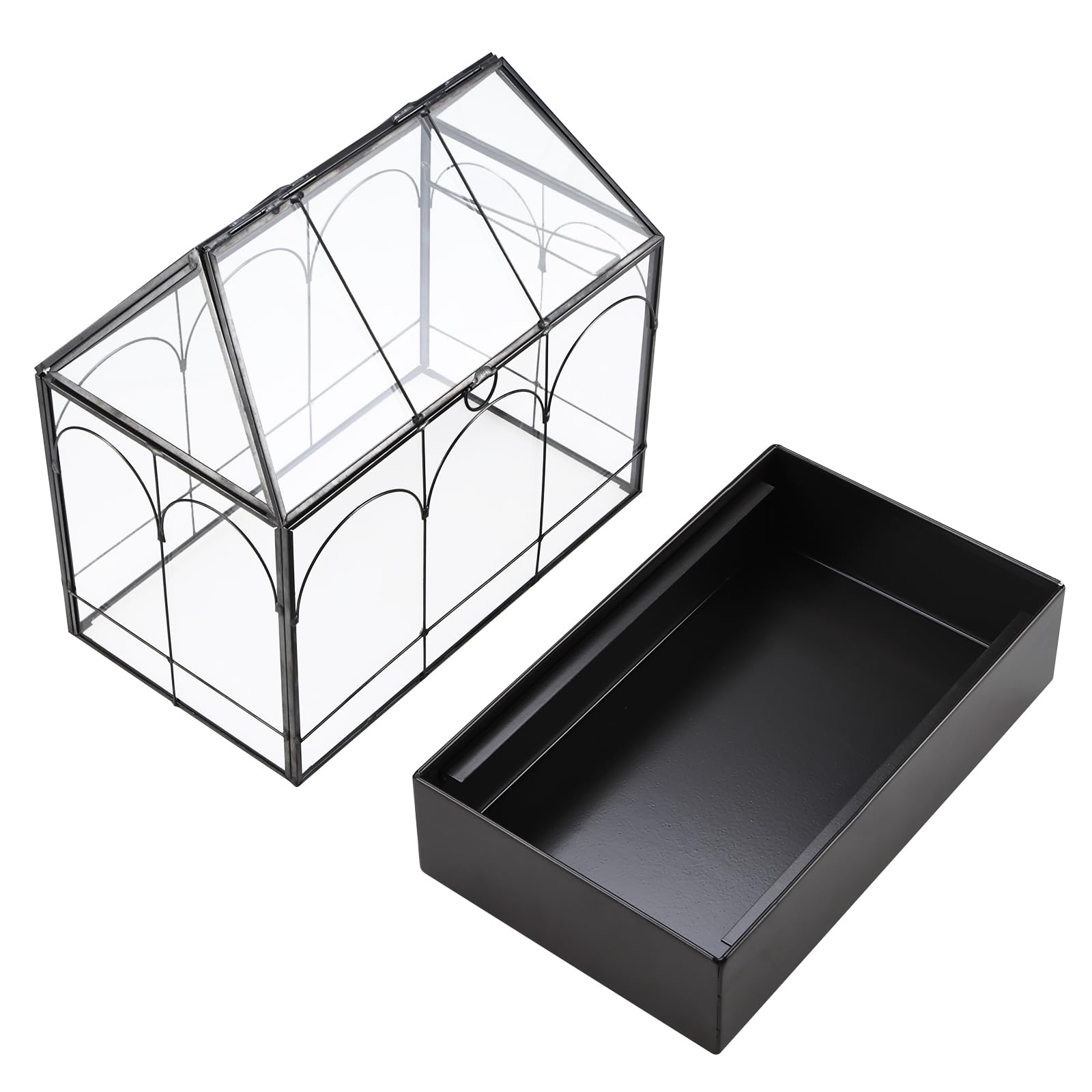 HighFree close-up of clear glass panel showing high transparency for plant light benefit