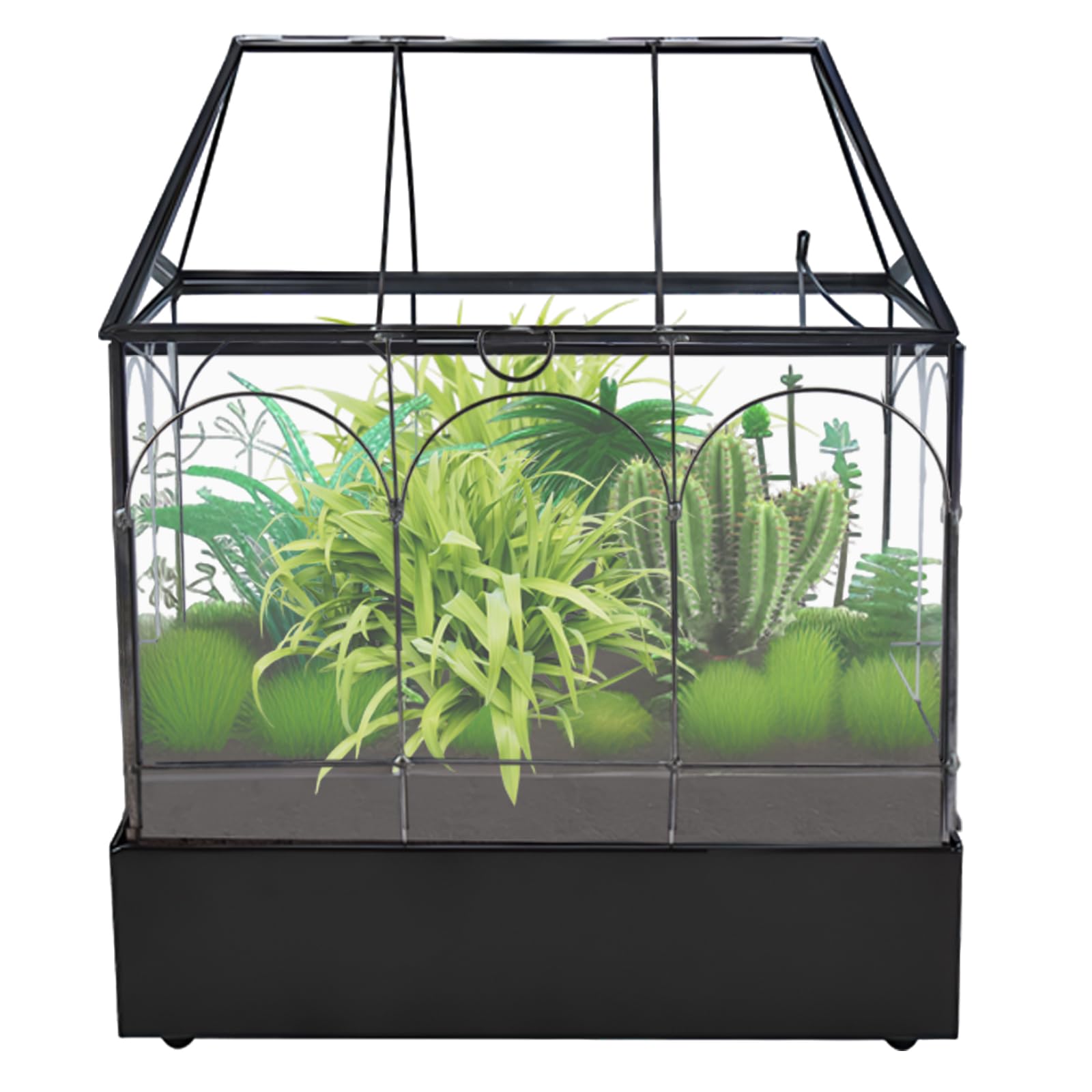 HighFree metal tray with plastic liner demonstrating waterproof containment benefit