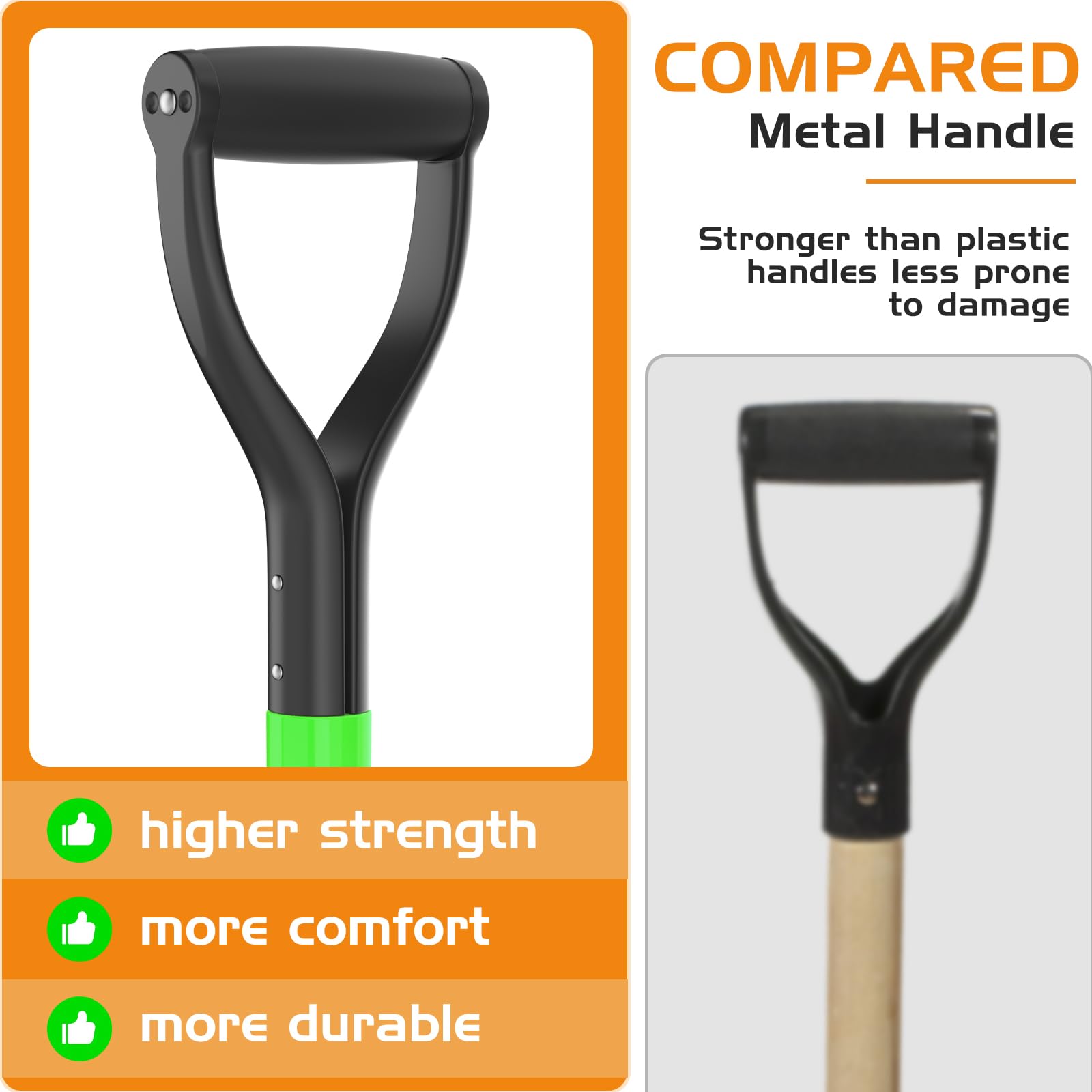 HIGHLIGHT stamped label on blade showing brand and durable construction assurance