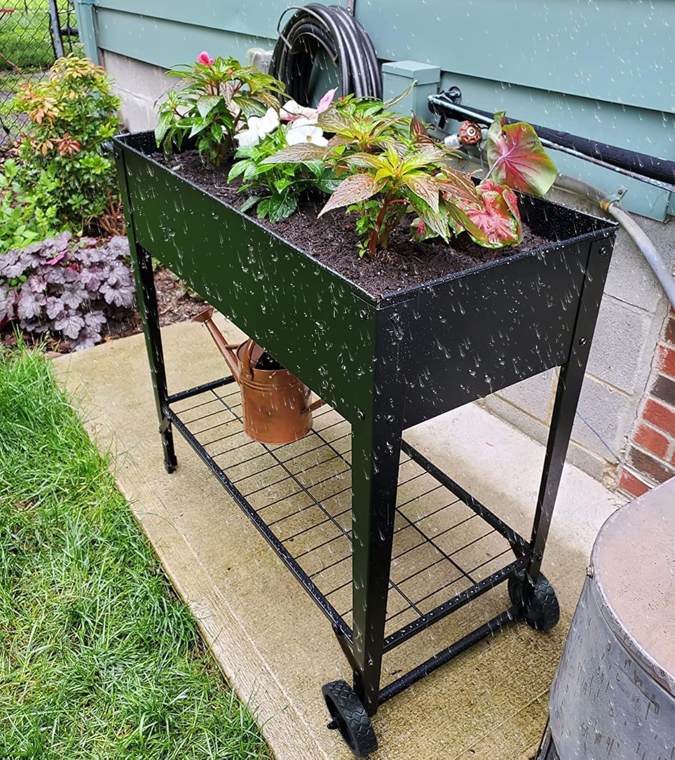 Highpro scale comparison on balcony showing compact space-saving fit