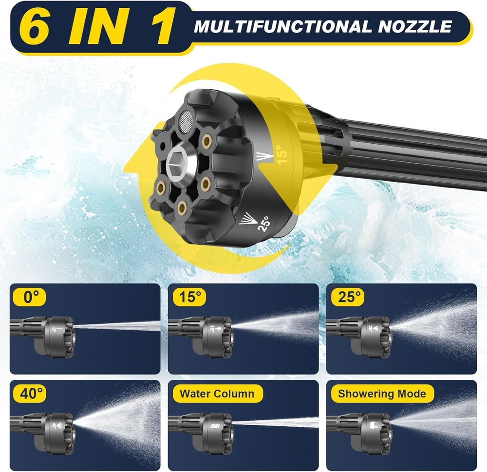 highsam 16ft hose and adapters enabling multiple water sources