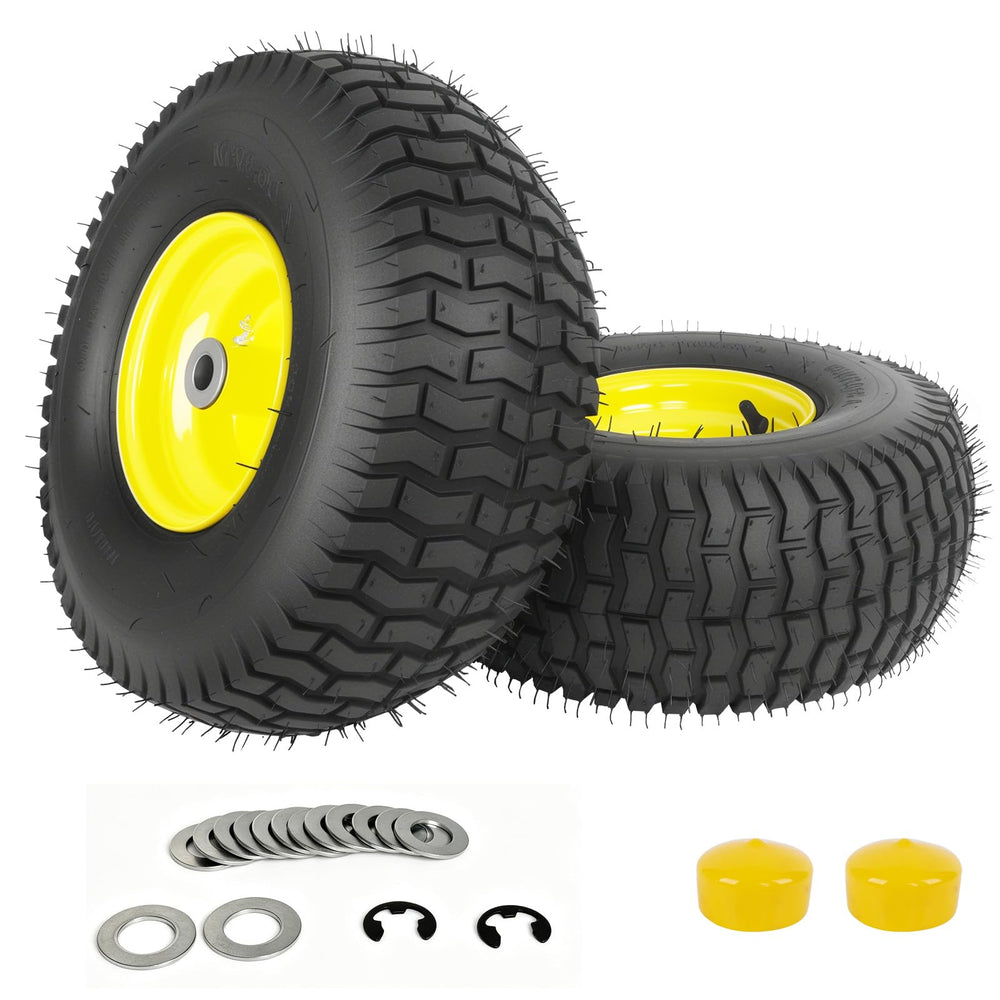 hightall front wheel assembly showing rim and tire for easy replacement