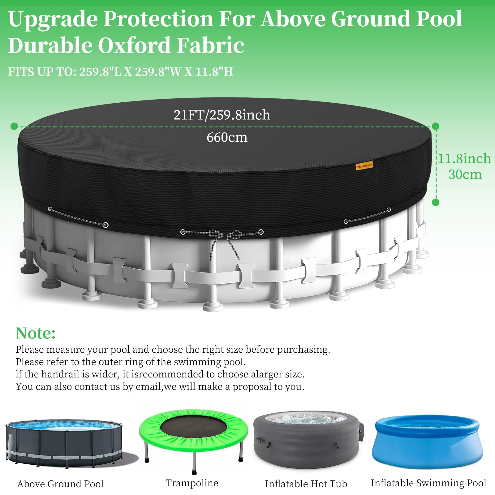 HIGHTQURO 420D fabric close-up with silver coating showing durable waterproof protection