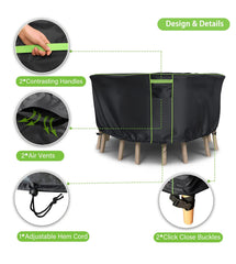 HIGHTQURO cord lock and side-release buckle system for a snug windproof fit